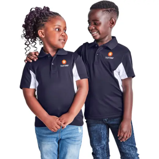 Kids Championship Golf Shirt Model